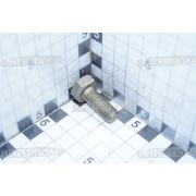 Болт М10х 25х1,5 шестигранная головка, класс 5.8, полная резьба