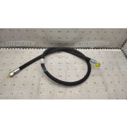 РВД Ф10 L1610 М18х1,5 (конус с упл. кольцом, гайка 90°-гайка) 2х опл. ключ 22