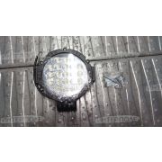 Фара светодиодная круглая 63W 21х3W-66mm 3100LM Epistar (Flood) Рассеянный свет универсальная 12-24В MEXTEXpro