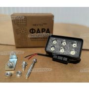 Фара светодиодная прямоугольная 18W 2Lх3W (Flood) Рассеянный свет универсальная 12-24В MEXTEXpro