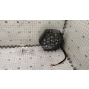Фара светодиодная шестиугольная 48W 16х3W-65mm 2800LM Epistar (Flood) Рассеянный свет универсальная 12-24В с решеткой