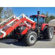 Трактор колесный YTO-X1304 (Погрузчик Универсал Premium с джойстиком, задние спаренные колеса)