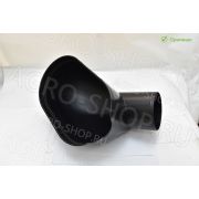 Патрубок TC05110210008a от циклона к корпусу воздушного фильтра угловой LOVOL TR2004