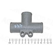 Патрубок 5320-1015186 аллюминиевый (тройник) ДВС КАМ