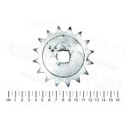 Звездочка G16630400 Z=16 (металл) SP, MT