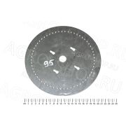 Диск 509.046.4005-05 d=220мм, 60 отв.(d=2,2мм) толщ.=1,2мм свекла, согро УПС-8,12