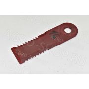 Нож 51513.10 соломоизмельчителя зубчатый (173х50х4мм., d=18,1мм.) Шумахер