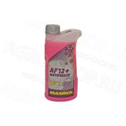 Антифриз Mannol AF12+ Longlife (-40) красный 1кг MANNOL