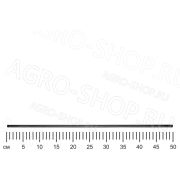 Сталь шпоночная 6х6 ГОСТ 8559-75 ст. 45 квадратная (длина 500 мм.)