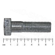 Болт 16х55 шестигранная головка стандартный Шаг 2,0 ГОСТ 7798 кл.пр. 5,8