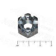 Гайка 10 шестигранная корончатая под шплинт Шаг 1,5 ГОСТ 5918-73 кл.пр. 6,0 РФ