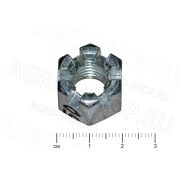 Гайка 12 шестигранная корончатая под шплинт Шаг 1,75 ГОСТ 5918-73 кл.пр. 6,0 РФ
