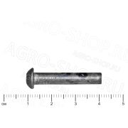 Заклепка 5х28 стальная полукруглая головка ГОСТ 10299-80 (Р)