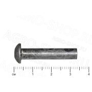 Заклепка 6х30 стальная полукруглая головка ГОСТ 10299-70 (Р)