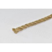 Веревка джутовая d=10мм (отрезок 20м)